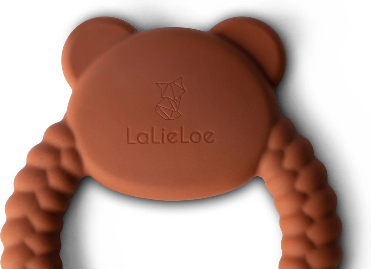 Bijtring Lalieloe Panda - Bijtspeelgoed - Kraam Cadeau - Koel Bijtring - Roest - Afbeelding 2