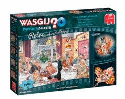 Jumbo Wasgij Mystery 4 Retro - Live Entertainment - 1000 Stukjes