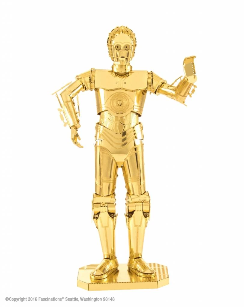 Metal Earth Star Wars C-3PO - GOLD - 3D-puzzel In Goud