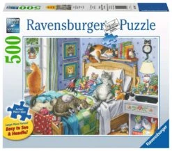 Ravensburger Kattenslaapje - 500 XL Stukjes